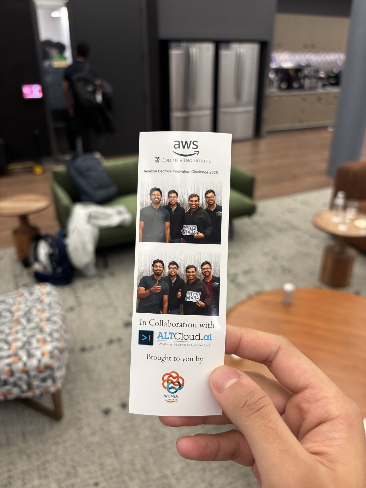 On-site at AWS Bedrock AI Innovation hackathon